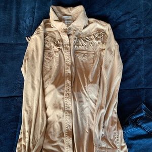 Ariat Fringe Button Down